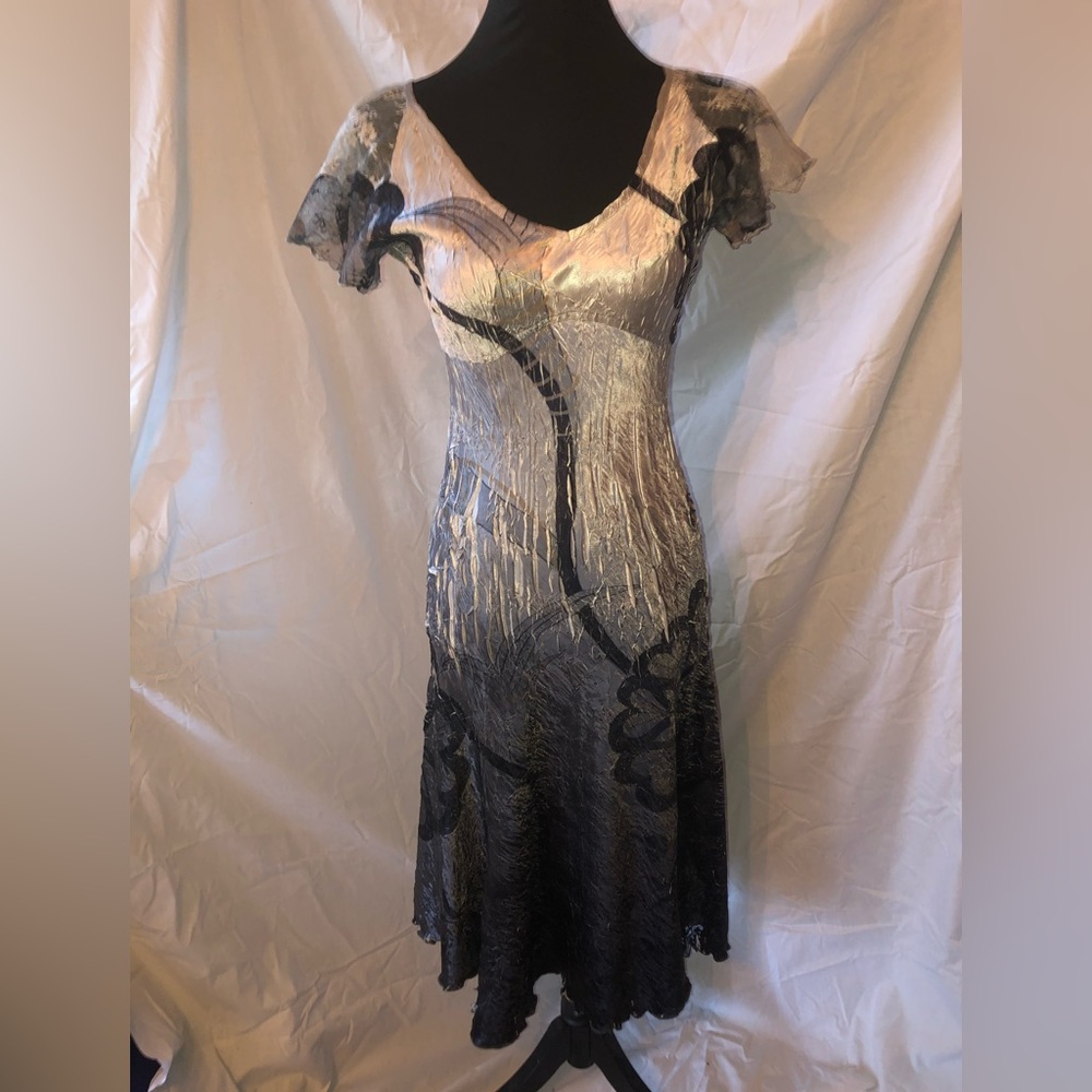 COPY - Komorov abstract print dress SZ S